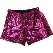 Gender neutral pink sequin shorts