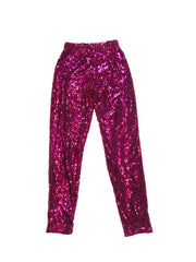 Gender neutral pink sequin pants