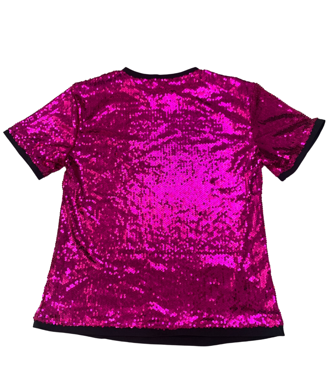 PINK SEQUIN T-SHIRT